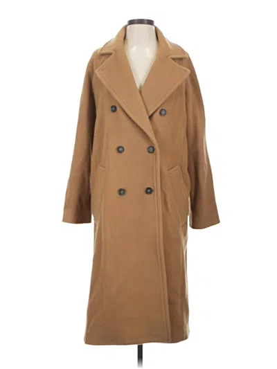Pre-owned Everlane Wool Coat In Tan