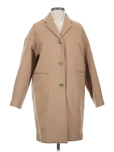 Pre-owned Everlane Wool Coat In White