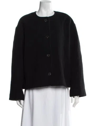 Pre-owned Everlane Wool Jacket In Black