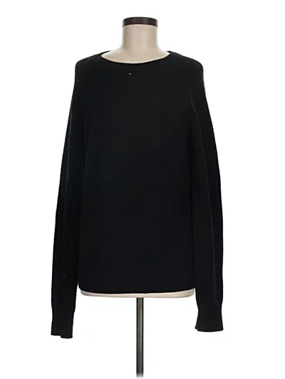 Pre-owned Everlane Wool Pullover Sweater In Black
