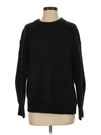 Pre-owned Everlane Wool Pullover Sweater In Black