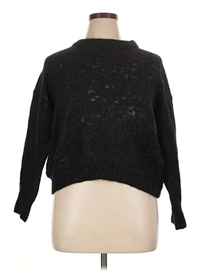 Pre-owned Everlane Wool Pullover Sweater In Black