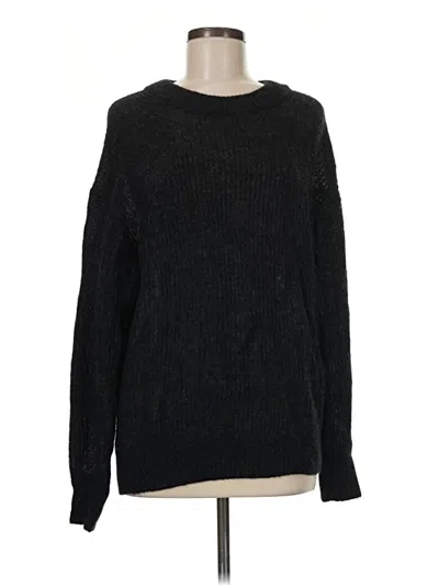 Pre-owned Everlane Wool Pullover Sweater In Black