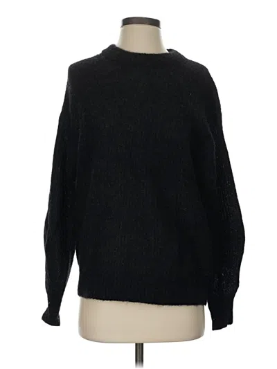 Pre-owned Everlane Wool Pullover Sweater In Black