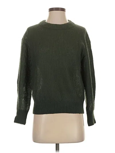 Pre-owned Everlane Wool Pullover Sweater In Green
