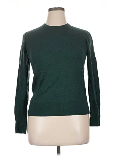 Pre-owned Everlane Wool Pullover Sweater In Green