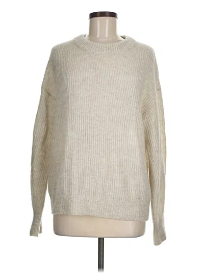Pre-owned Everlane Wool Pullover Sweater In Ivory