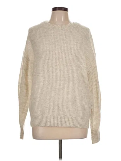 Pre-owned Everlane Wool Pullover Sweater In Ivory