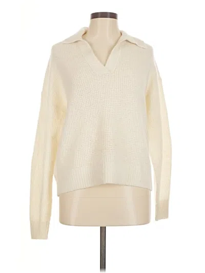 Pre-owned Everlane Wool Pullover Sweater In Ivory