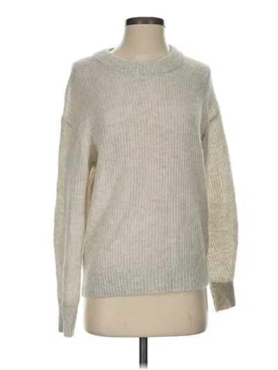 Pre-owned Everlane Wool Pullover Sweater In Silver