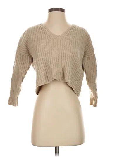 Pre-owned Everlane Wool Pullover Sweater In Tan