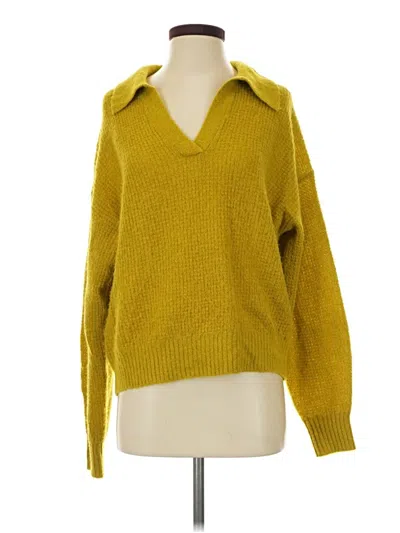 Pre-owned Everlane Wool Pullover Sweater In Yellow