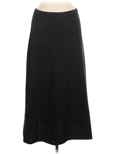 Pre-owned Everlane Wool Skirt In Black