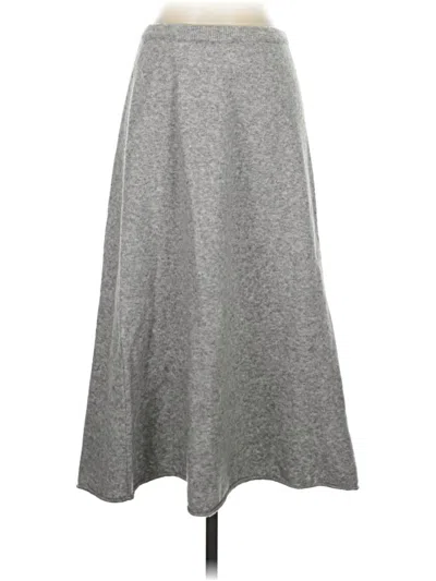 Pre-owned Everlane Wool Skirt In Gray