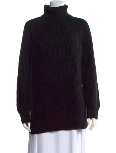 Pre-owned Everlane Wool Turtleneck Sweater In Black