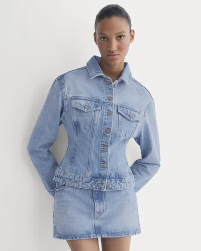 Everlane X Elena Bonvicini Lido Jacket In Crystal Cove Indigo In Blue