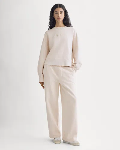 Everlane X Laufey Foundation Wide-leg Sweatpant In Pale Peony In Neutral