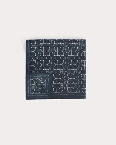 Everlane X Peace & Quiet Silk Bandana In Navy In Blue