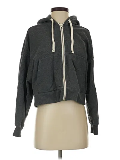 Pre-owned Everlane Zip Up Hoodie In Gray