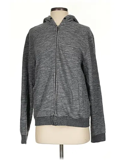 Pre-owned Everlane Zip Up Hoodie In Gray