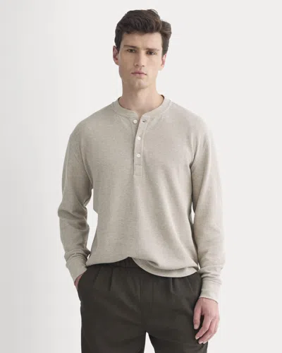 Everlane Rmal Henley In Gray