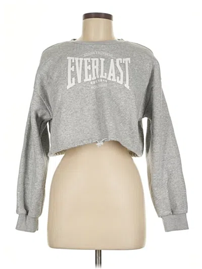 Pre-owned Everlast Sweatshirt In Gray