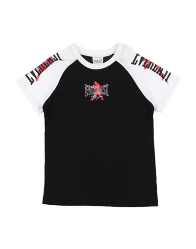 Everlast Babies'  Toddler Boy T-shirt Black Size 7 Cotton