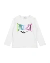 Everlast Toddler Girl T-shirt White Size 5 Cotton, Lycra In White
