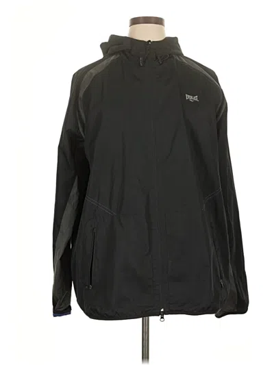 Pre-owned Everlast Windbreaker Jacket In Black