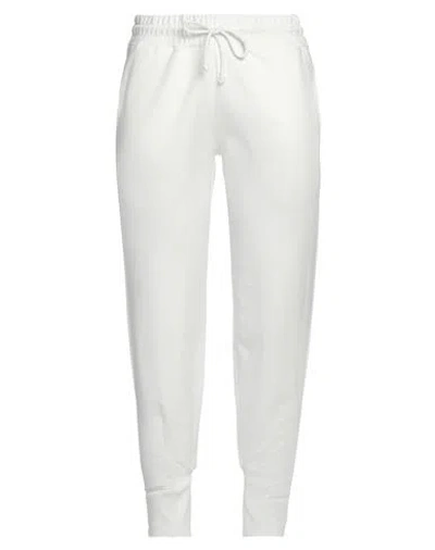 Everlast Woman Pants White Size L Cotton, Elastane