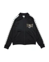 Everlast Woman Sweatshirt Black Size 9 Cotton, Elastane In Black