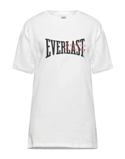 Everlast Woman T-shirt White Size Xxl Cotton