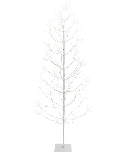 Everlasting Glow 6ft Tall Birch Tree With 588 Leds, Multifunction Adapter In White