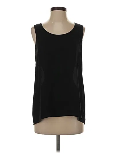 Pre-owned Everleigh Sleeveless Top Black Scoop Neck Tops