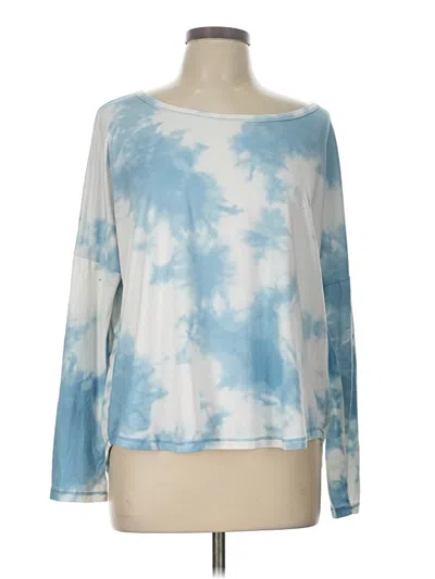 Pre-owned Everly 3/4 Sleeve T-shirt In Blue