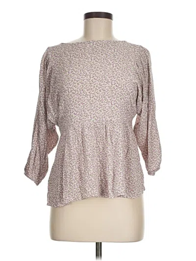 Pre-owned Everly 3/4 Sleeve T-shirt In Pink