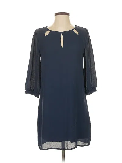 Pre-owned Everly Casual Dress In Blue