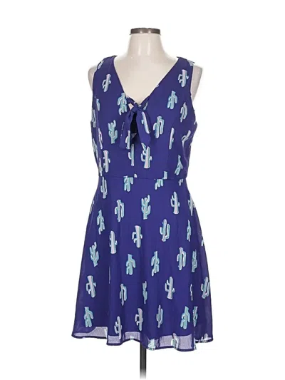Pre-owned Everly Casual Dress In Blue