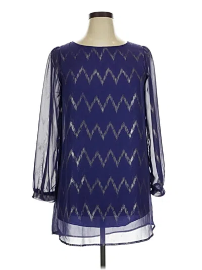 Pre-owned Everly Casual Dress In Blue