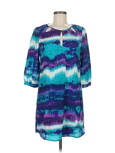 Pre-owned Everly Casual Dress In Blue
