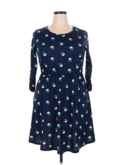 Pre-owned Everly Casual Dress In Blue