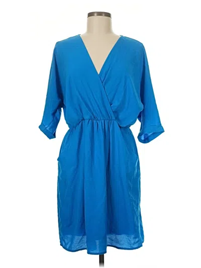 Pre-owned Everly Casual Dress In Blue