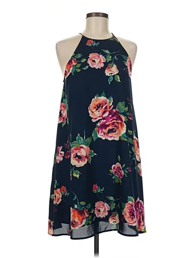 Pre-owned Everly Casual Dress In Blue