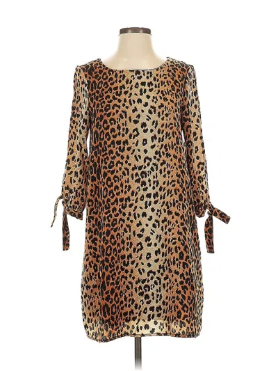 Pre-owned Everly Casual Dress In Brown