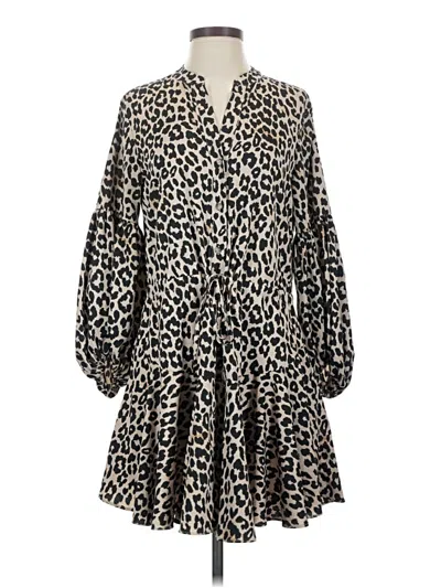 Pre-owned Everly Casual Dress In Brown