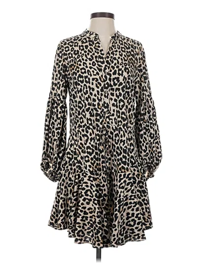 Pre-owned Everly Casual Dress In Brown