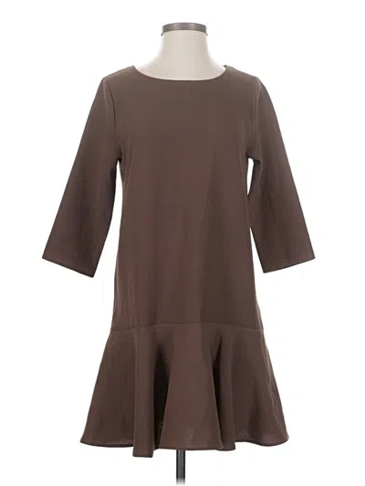 Pre-owned Everly Casual Dress In Brown