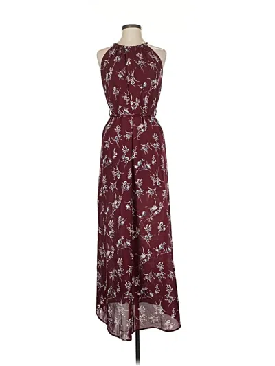 Pre-owned Everly Casual Dress In Burgundy