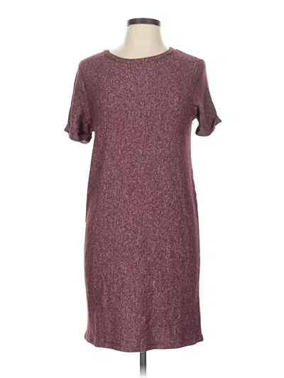 Pre-owned Everly Casual Dress In Burgundy