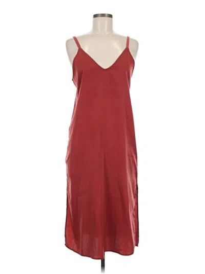 Pre-owned Everly Casual Dress In Burgundy